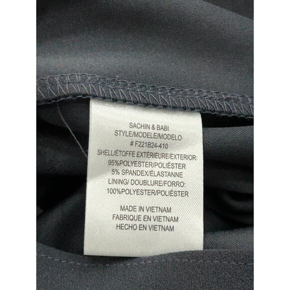 NWT Sachin & Babi Paulina 4-Way Stretch Crepe Gown Cowl Neck Navy Blue Size 6 - Picture 12 of 16